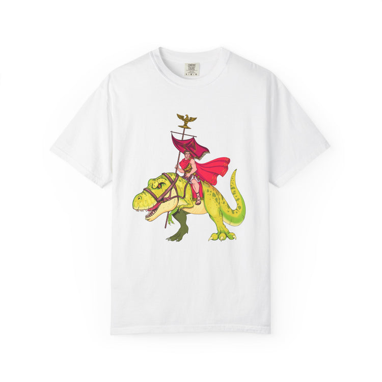 Julius Caesar riding a T-rex / Invicta®
