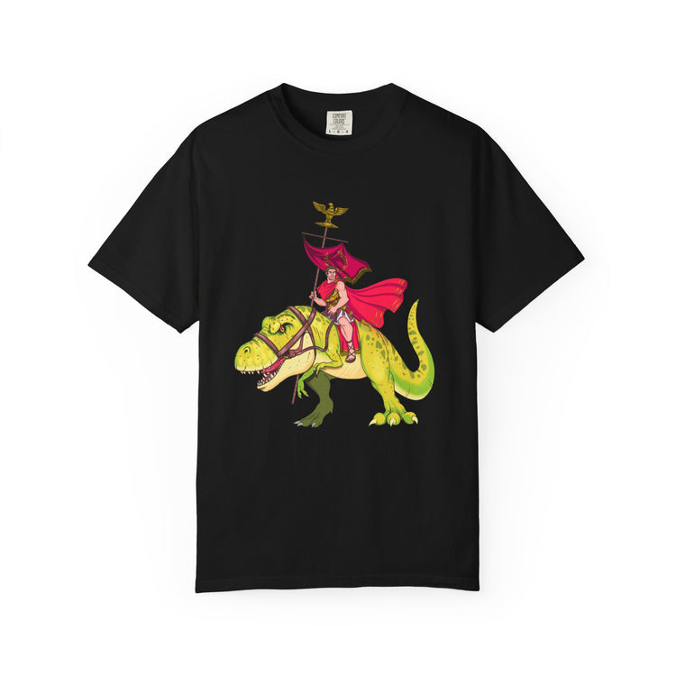 Julius Caesar riding a T-rex / Invicta®