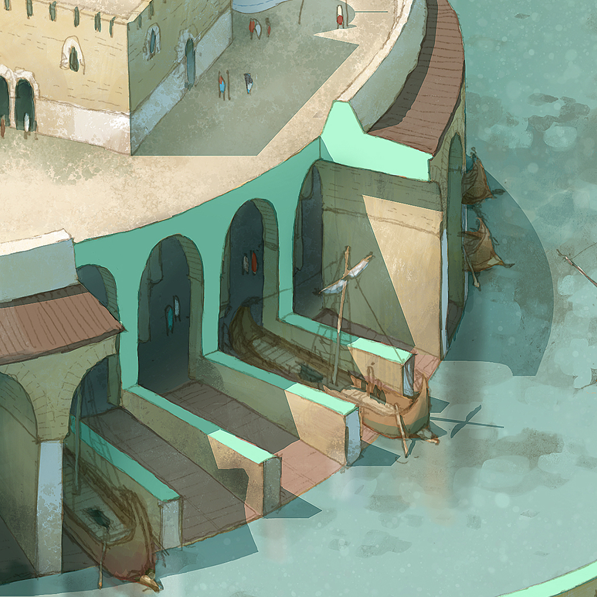 Carthage Harbour Art / Digital Download
