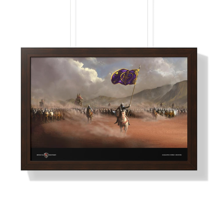 Sassanid Horse Archers framed 24x16 poster / Invicta® Official Merch