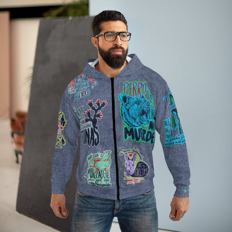 Puro Mexico Unisex Zip Hoodie Vol. 1