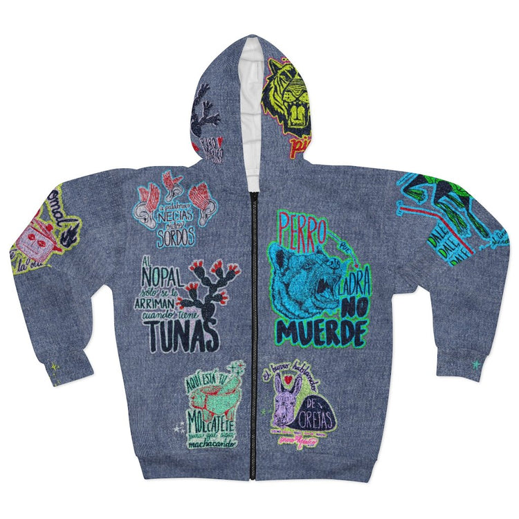 Puro Mexico Unisex Zip Hoodie Vol. 1