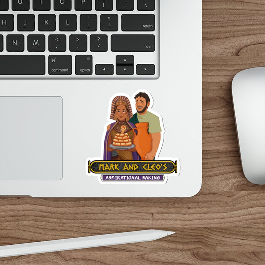 Mark and Cleo's Asp-irational Baking Sticker