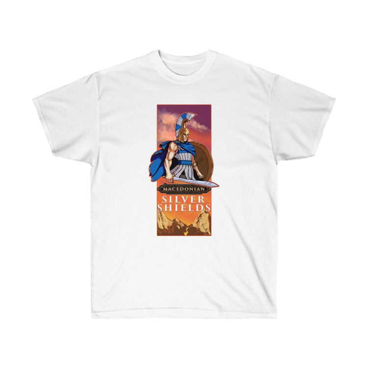 Macedonian Silver Shields T-Shirt / Invicta® Official Merch