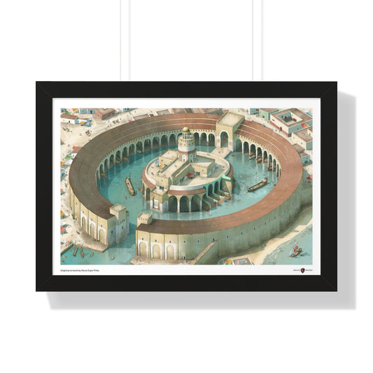 Carthage Harbour framed 24x16 poster / Invicta® Official Merch
