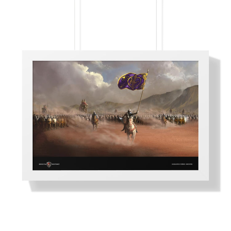 Sassanid Horse Archers framed 24x16 poster / Invicta® Official Merch