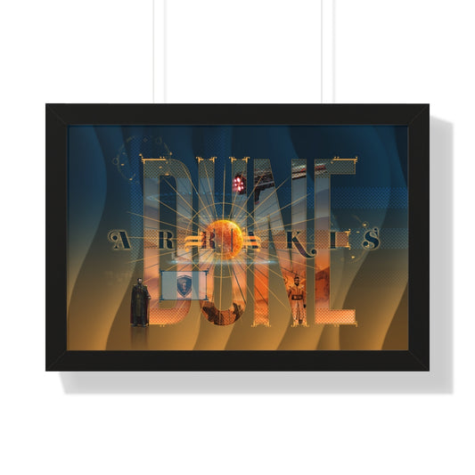 D U N E Welcome to Arrakis framed 24x16 poster / Invicta® Official Merch