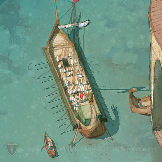 Carthage Harbour Digital Download / Invicta® Official Art