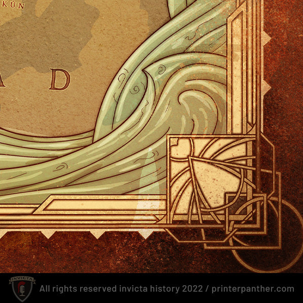 Middle Earth 2nd Age poster / Digital Download / 4200 x 3300 pixels