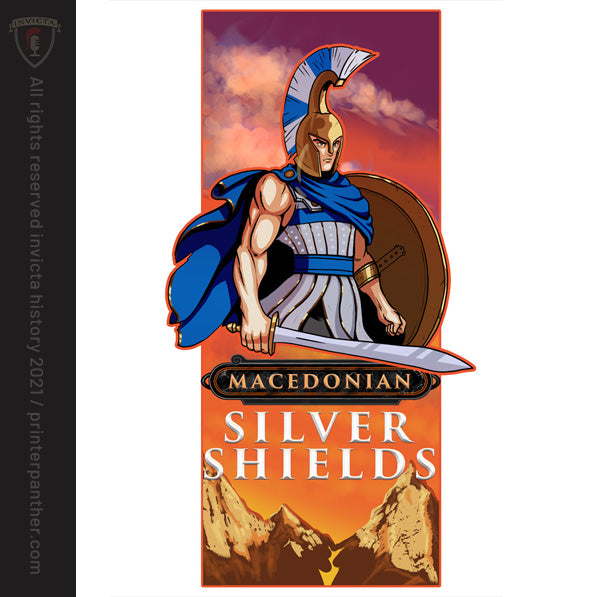 Macedonian Silver Shields T-Shirt / Invicta® Official Merch