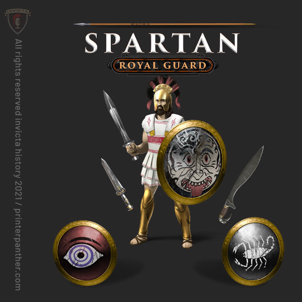 Spartan Royal Guard Equipment T-Shirt / Invicta® Official Merch