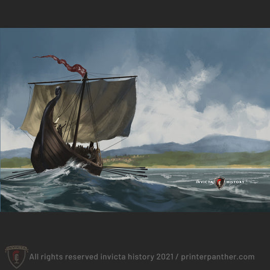 The Varanguian Navy 12" x 18" Gaming Mouse Pad / Invicta® Official Merch