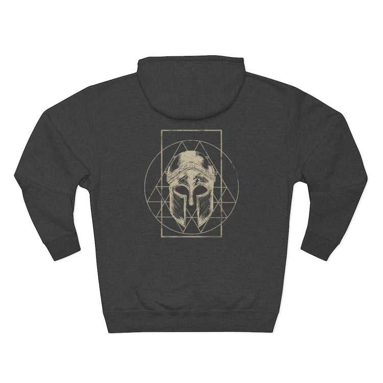 Spartan Hoplite Dark Mode Hoodie / Invicta® Official Merch