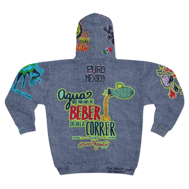Puro Mexico Unisex Zip Hoodie Vol. 1