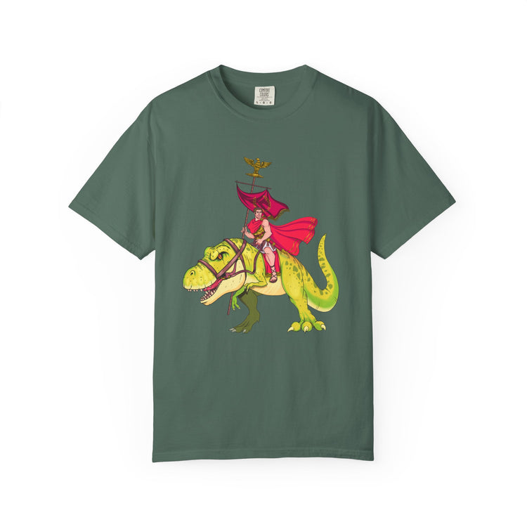 Julius Caesar riding a T-rex  / Invicta®