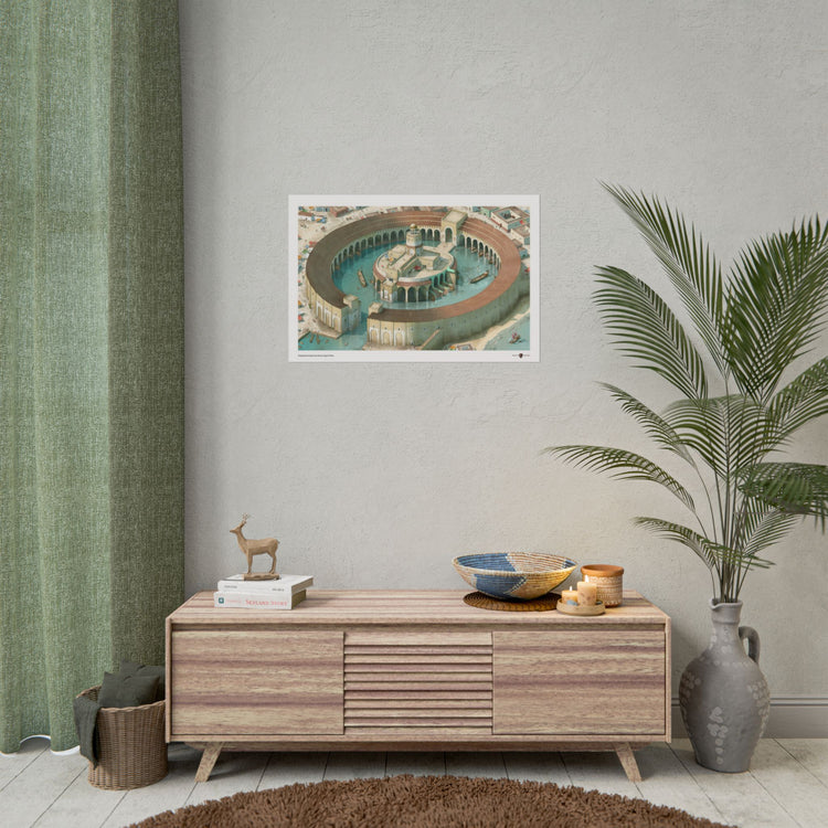Carthage's Harbour by Rocío Espin Piñar 30x20in poster / Invicta® Official