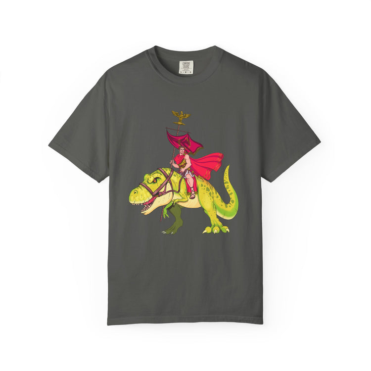Julius Caesar riding a T-rex  / Invicta®