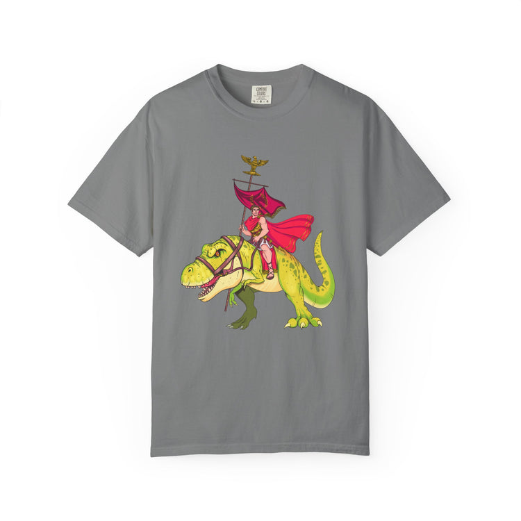 Julius Caesar riding a T-rex  / Invicta®