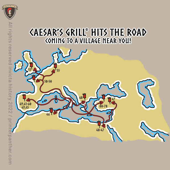 Julius Caesar International Tour T-Shirt  / Invicta® Official