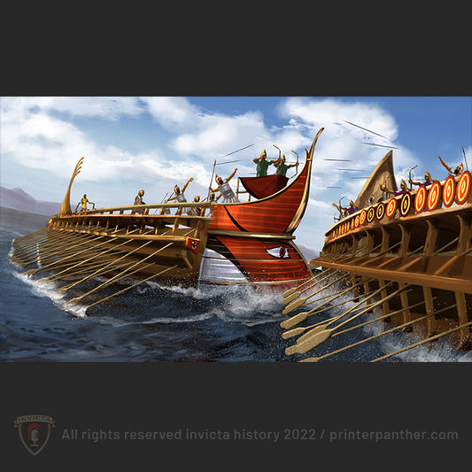 Carthaginian Naval battle Digital download  / Invicta® Official Art