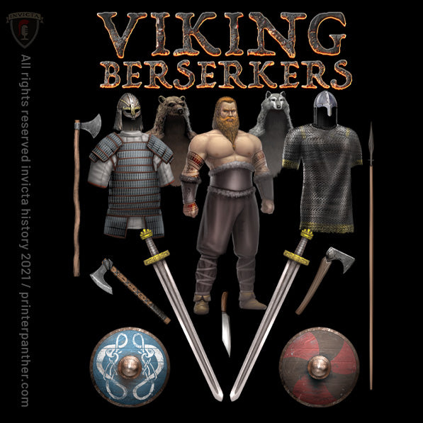 Thorgrim, the Viking Berserker  T-Shirt /  Invicta® Official Merch