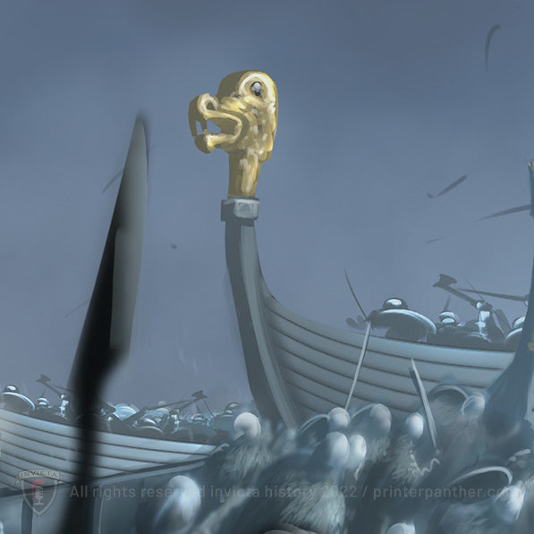 Viking's beach landings battle  / Invicta® Official Art