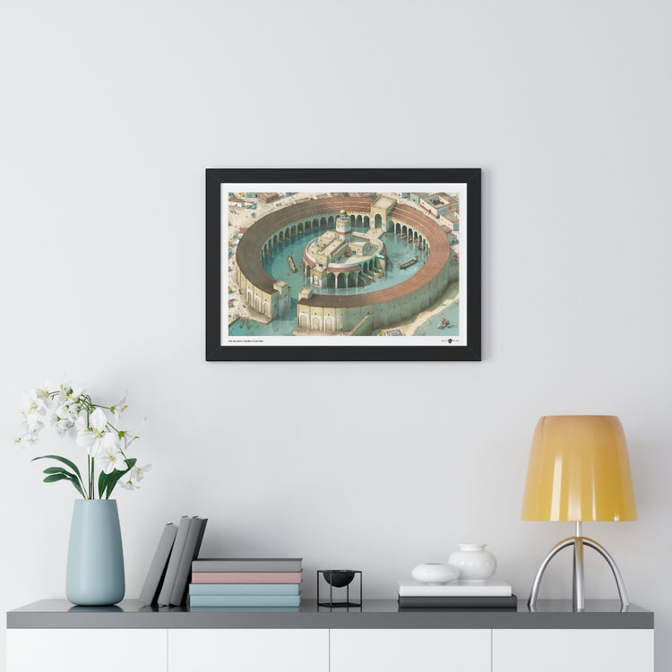 Carthage Harbour framed 24x16 poster / Invicta® Official Merch