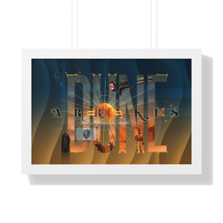 D U N E Welcome to Arrakis framed 24x16 poster / Invicta® Official Merch